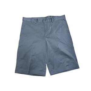 Lesmart Golf Shorts Men's Standard Fit Grey Size 36 Flat Front Casual